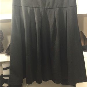 Little Black Dress. A line. Pleated. Flattering.